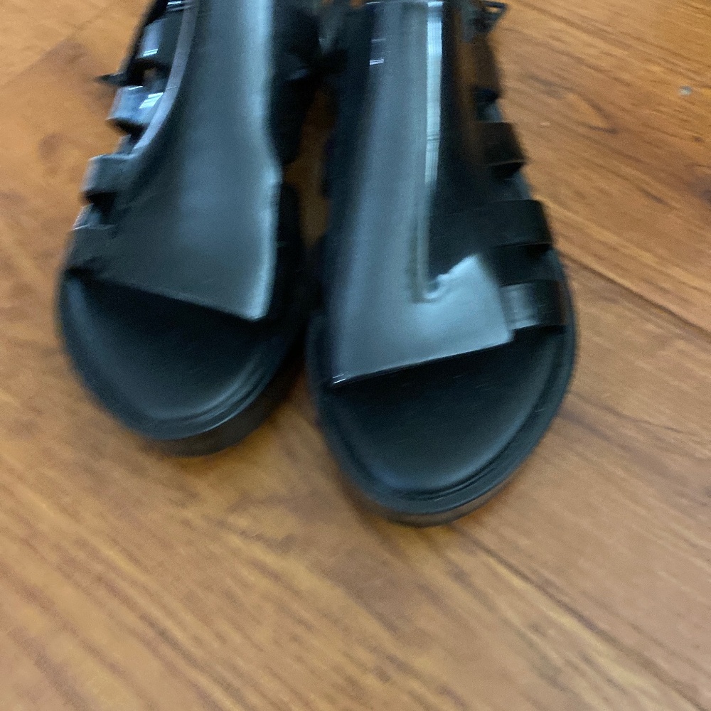 Rubber open toe sandal